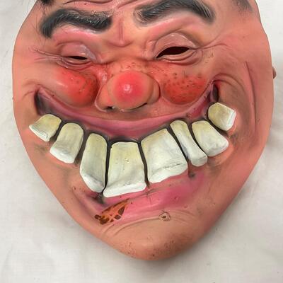 -293- VINTAGE | Latex Spearhead Halloween Masks