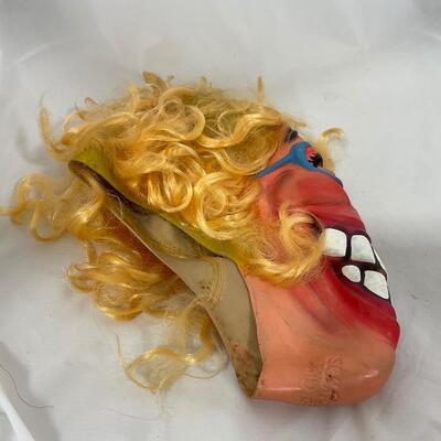 -293- VINTAGE | Latex Spearhead Halloween Masks