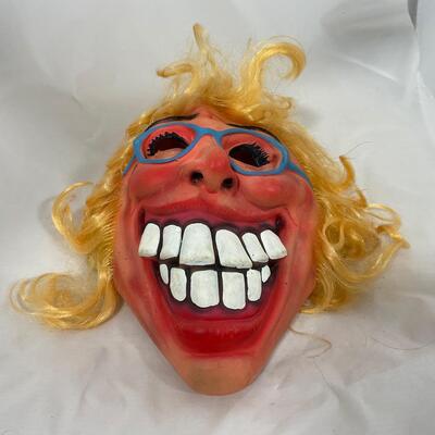 -293- VINTAGE | Latex Spearhead Halloween Masks