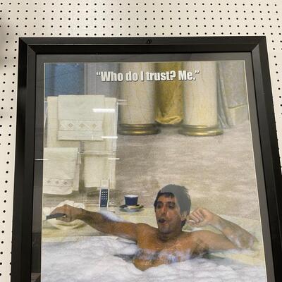 -295- VINTAGE | Large Scarface Professionally Framed Print