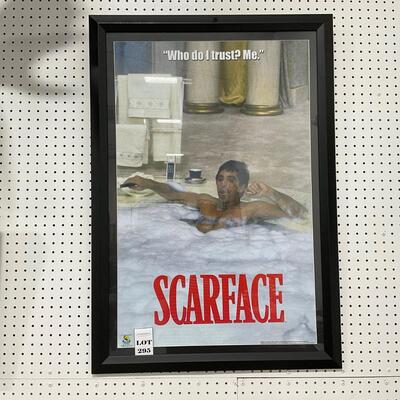 -295- VINTAGE | Large Scarface Professionally Framed Print