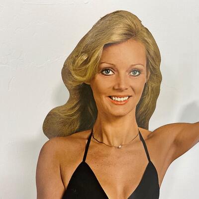 -284- VINTAGE | 1960â€™s Black Velvet Whiskey Store Display