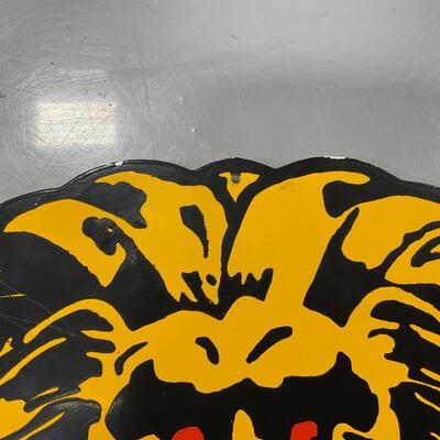 -299- VINTAGE | Large Heavy Metal Lions Drag Strip Sign