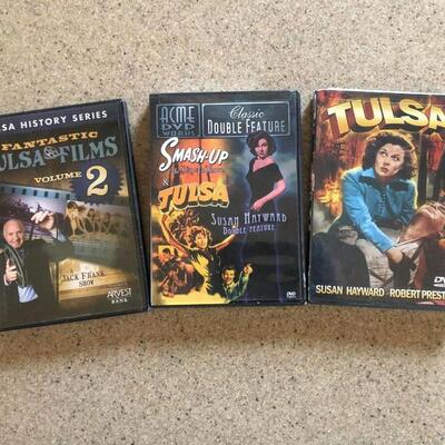 Tulsa Dvd's: "Tulsa", "Smash-Up & Tulsa", "Fantastic Tulsa Films" THREE DVD's!