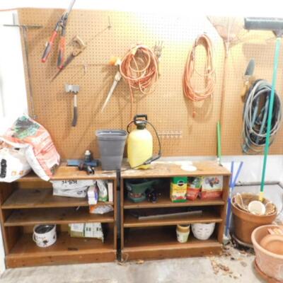 Entire Contents Garden Related Items and Tools (Not Pegboard) --Please See Note Below for Update