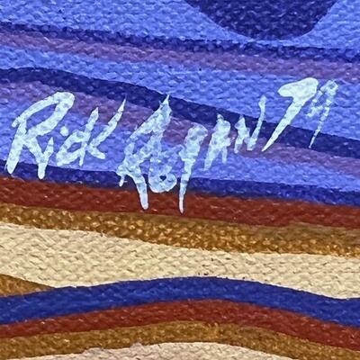 Original Rick Regan Native American painter / painting