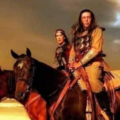 Original Rick Regan Native American painter / painting