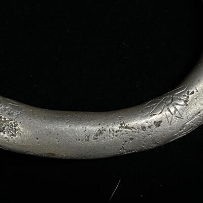 Rare Ethnic Chinese Dragon Bracelet in cultural silver