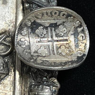 Sterling Silver Hallmarked commemorative Lisbon Portugal pen rest