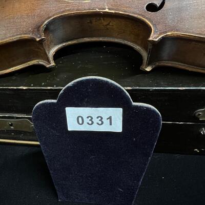 Antique Violin marked Stradiurius Cremonensis w case bow etc