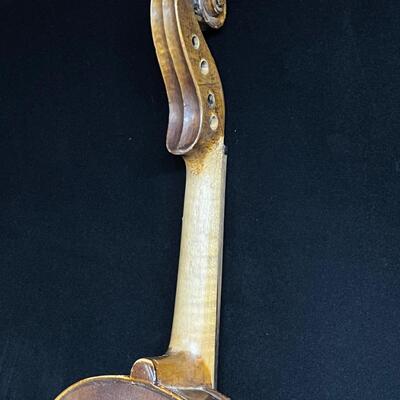 Antique Violin marked Stradiurius Cremonensis w case bow etc