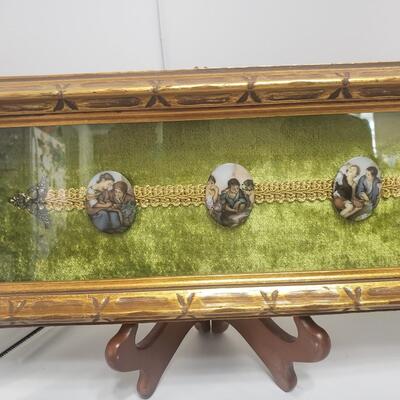 Unique Framed Art Jewelry 3 Cameos