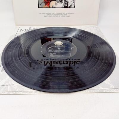 LES MISERABLES BROADWAY ALBUM LP VINYL RECORD