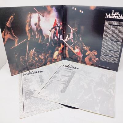 LES MISERABLES BROADWAY ALBUM LP VINYL RECORD