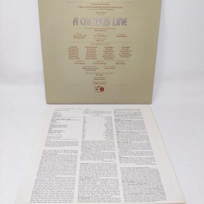 A CHORUS LINE LP VINYL RECORD