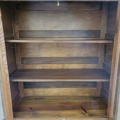 EARLY 1900S ANTIQUE WOOD PIE CABINET