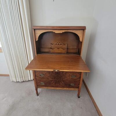 SLIGH ART DECO ERA SECRETARY DESK