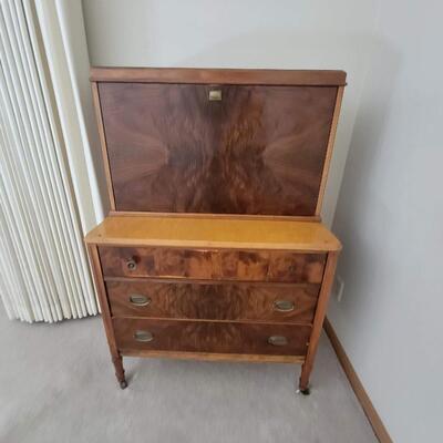 SLIGH ART DECO ERA SECRETARY DESK