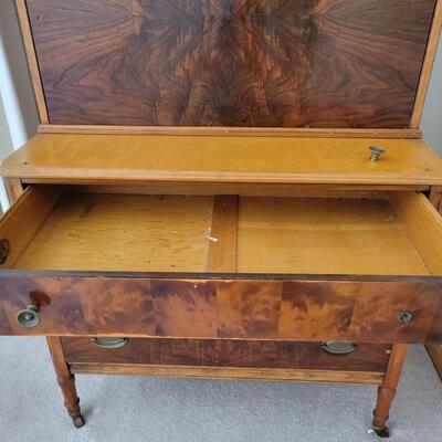 SLIGH ART DECO ERA SECRETARY DESK