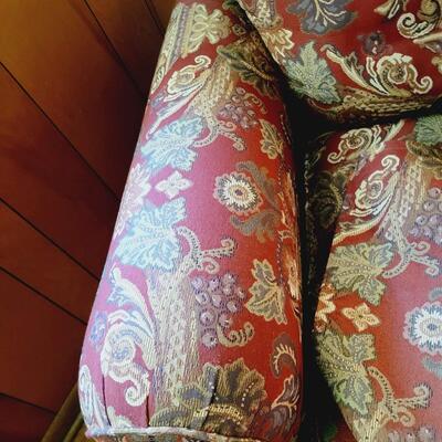 PENNSYLVANIA HOUSE OVERSTUFFED CHAIR & OTTOMAN