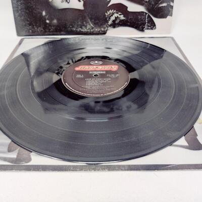 SCORPIONS LOVE AT FIRST STING LP VINYL RECORD