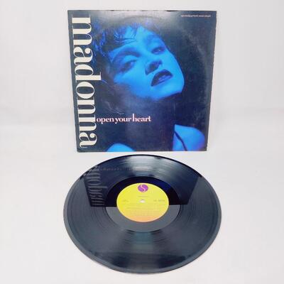 MADONNA OPEN YOUR HEART LP VINYL RECORD