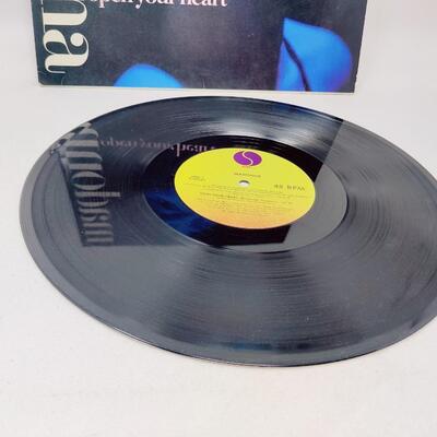 MADONNA OPEN YOUR HEART LP VINYL RECORD
