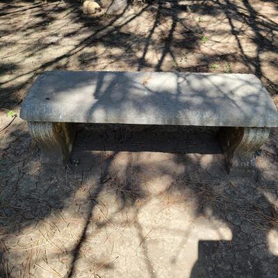 OUTDOOR CONCRETE BENCH
