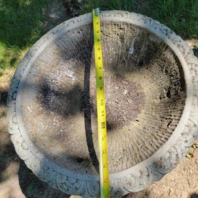 CONCRETE BIRD BATH