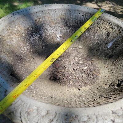 CONCRETE BIRD BATH