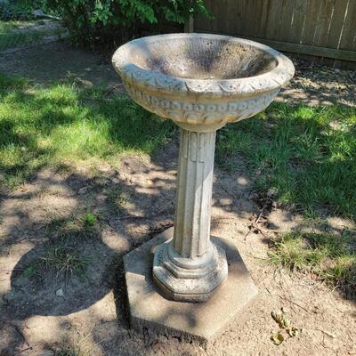 CONCRETE BIRD BATH