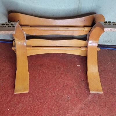 ANTIQUE MIDDLE EASTERN CAMEL SADDLE FOOT STOOL