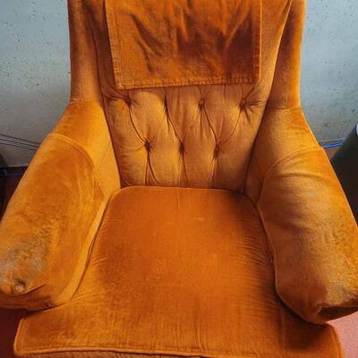HARMONY HOUSE SEARS VINTAGE ORANGE CHAIR