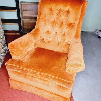 HARMONY HOUSE VINTAGE ORANGE CHAIR #2