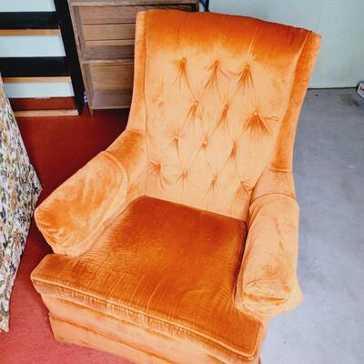 HARMONY HOUSE VINTAGE ORANGE CHAIR #2
