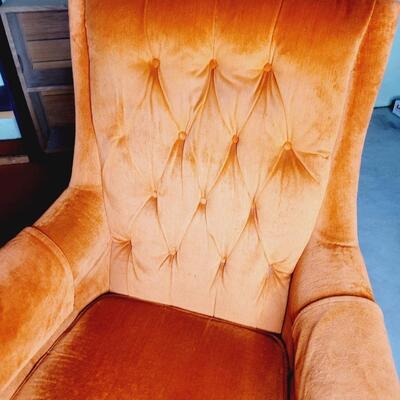 HARMONY HOUSE VINTAGE ORANGE CHAIR #2