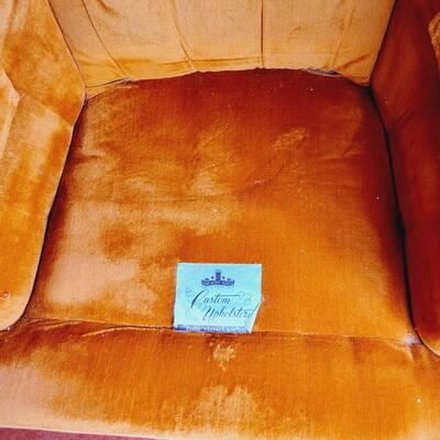 HARMONY HOUSE VINTAGE ORANGE CHAIR #2