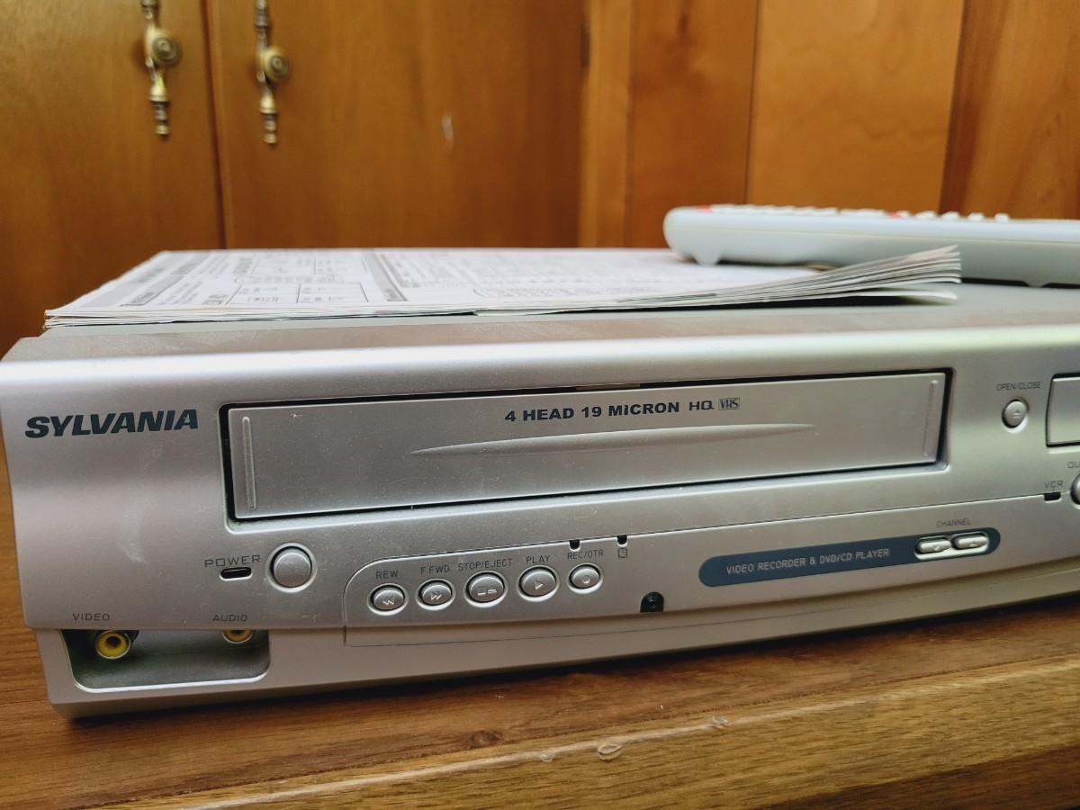 SYLVANIA VCR & DVD COMBO - WORKS! WITH REMOTE | EstateSales.org