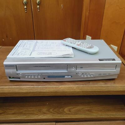 SYLVANIA VCR & DVD COMBO - WORKS! WITH REMOTE