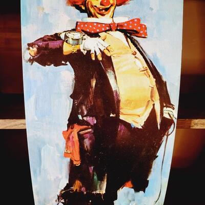 RICO TOMMASO VINTAGE CLOWN PRINT