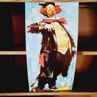 RICO TOMMASO VINTAGE CLOWN PRINT