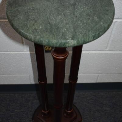 Marble Top Plant Stand