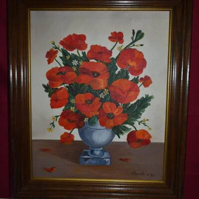 POPPIES Oil Painting