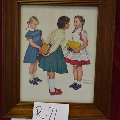 Norman Rockwell Framed Print
