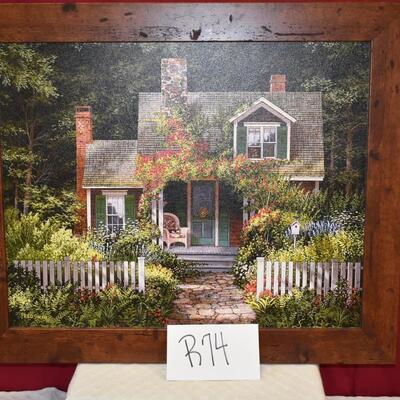 Framed Oil Painting