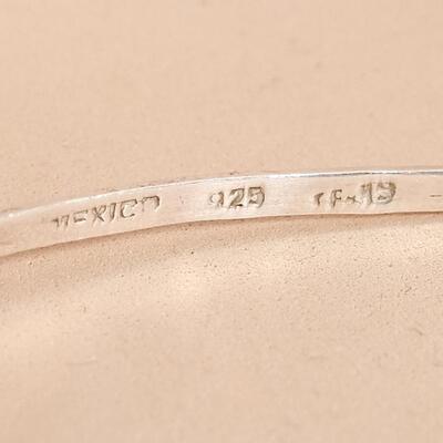 Sterling Mexico Flat Choker Necklace