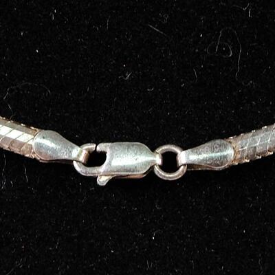 Italian Sterling Snake Chain Necklace