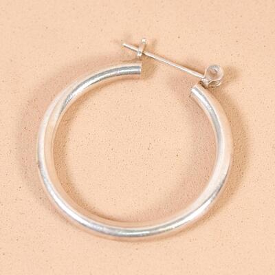 Sterling Hoop Earrings