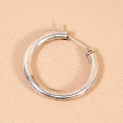 Sterling Hoop Earrings