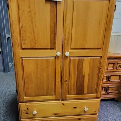 Solid Wood Armoire / TV Cabinet